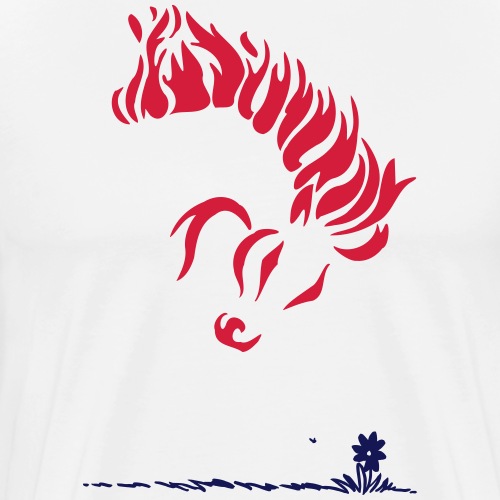 Horse of Fire - Men's Premium T-Shirt