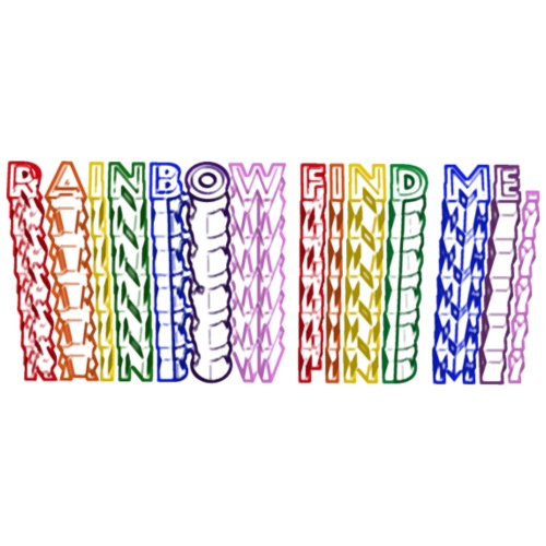 Rainbow Find Me - Men's Premium T-Shirt