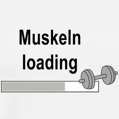 Muskeln loading - Männer Premium T-Shirt