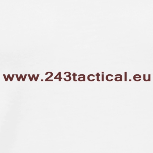 .243 Tactical Website - Mannen Premium T-shirt