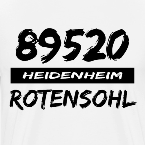 89520 Heidenheim Rotensohl - Männer Premium T-Shirt