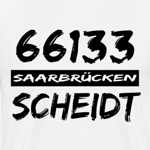 66133 Saarbrücken Scheidt - Männer Premium T-Shirt