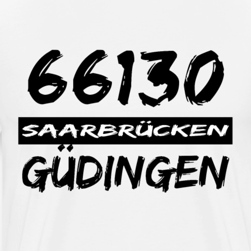 66130 Saarbrücken Güdingen - Männer Premium T-Shirt