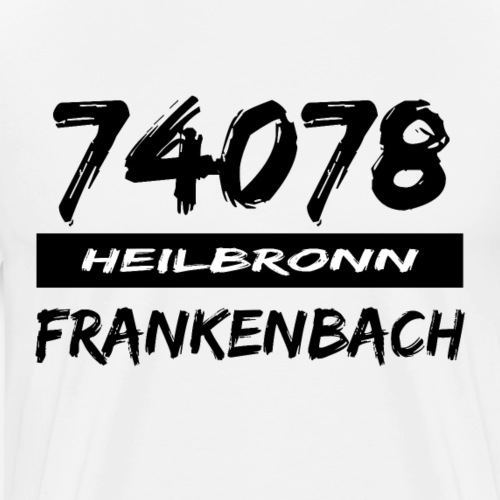 74078 Heilbronn Frankenbach - Männer Premium T-Shirt