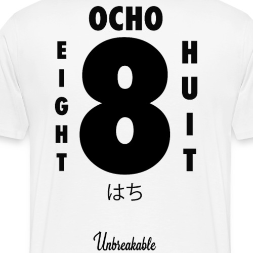 EIGHT in BACK - T-shirt Premium Homme