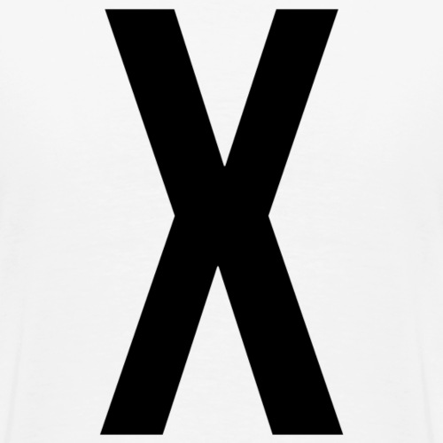 X - Premium-T-shirt herr