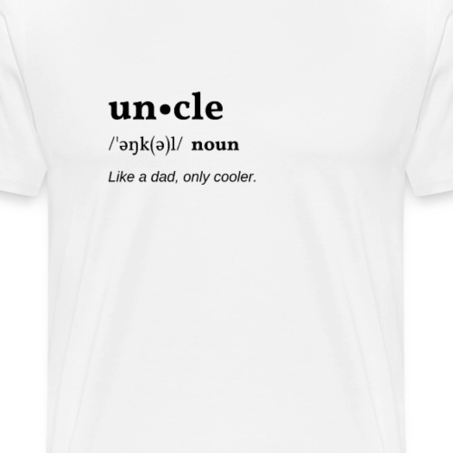 Uncle (Onkel) Clean Edition - Männer Premium T-Shirt