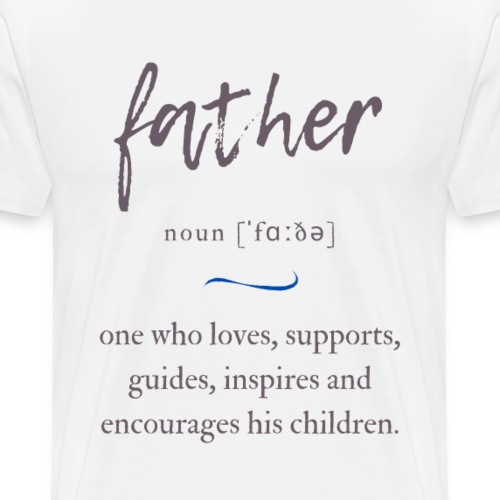 Father (Vater) Convoluted Edition - Männer Premium T-Shirt