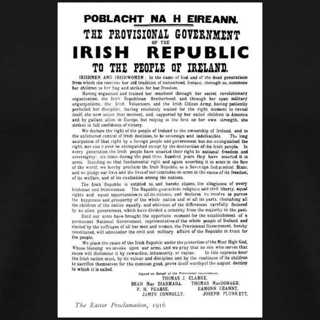Irish proclamation