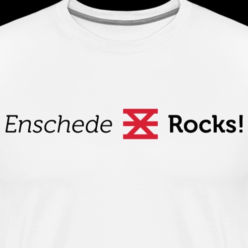 Enschede Rocks Logo - B - Mannen Premium T-shirt