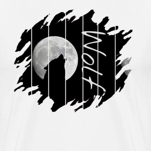 Wolf - Mannen Premium T-shirt