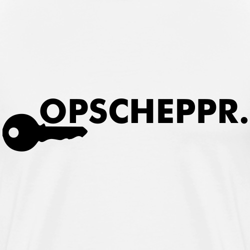 OPSCHEPPR. - Mannen Premium T-shirt