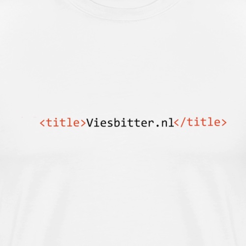 Viesbitter programming wear - Mannen Premium T-shirt
