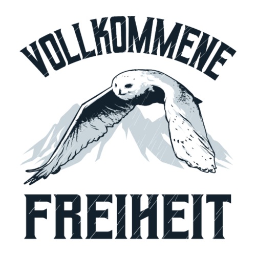 Vollkommene Freiheit Eule - Männer Premium T-Shirt