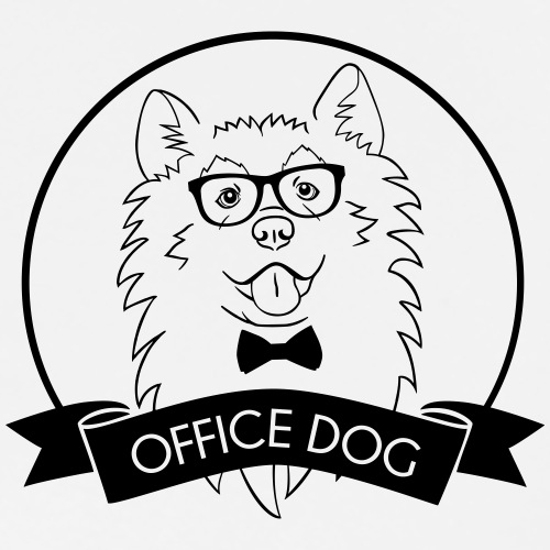 samoyed office dog - Männer Premium T-Shirt