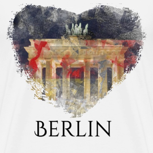 My heART beats for Berlin - Männer Premium T-Shirt