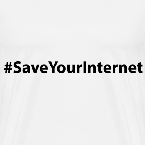 #saveyourinternet - Männer Premium T-Shirt