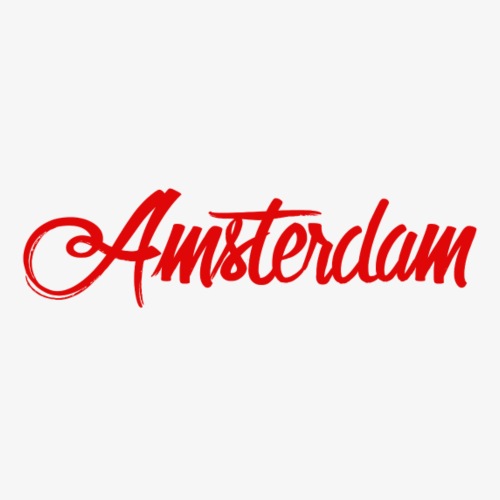 Amsterdam print - Mannen Premium T-shirt