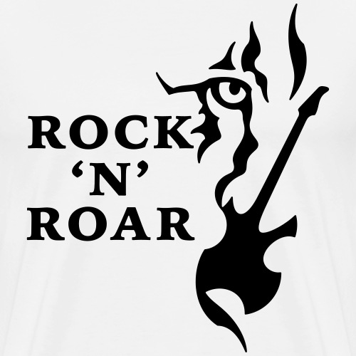 Rock & Roar (monochrome) - T-shirt Premium Homme