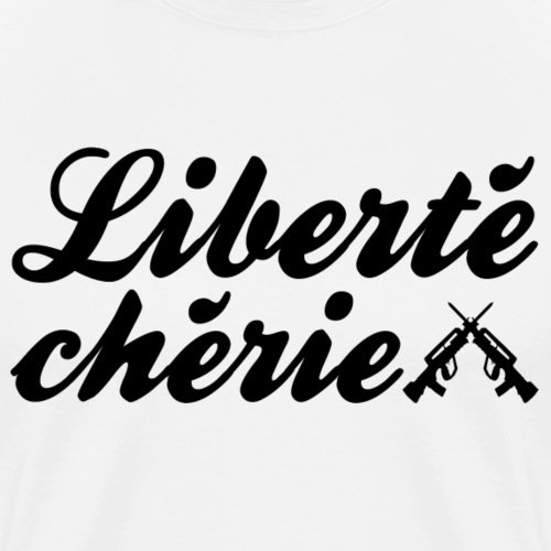 libertecherie black - T-shirt Premium Homme