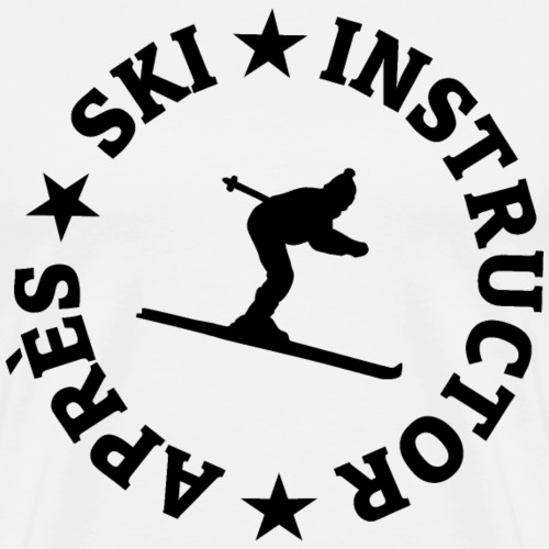 Après-Ski Instructor (Schwarz) Skifahrer Skilehrer - Männer Premium T-Shirt