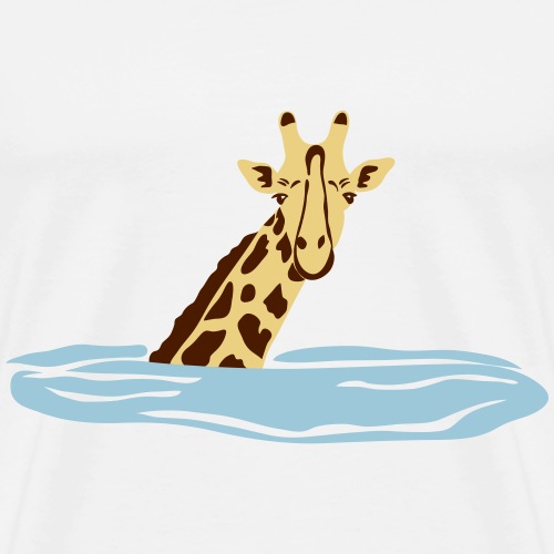 Piscine à Girafe - T-shirt Premium Homme