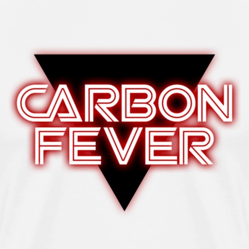 CARBON FEVER Triangle b w red - Männer Premium T-Shirt