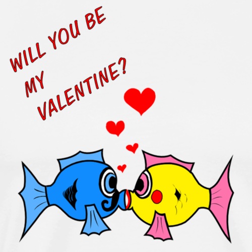 Will you be my Valentine? - Männer Premium T-Shirt
