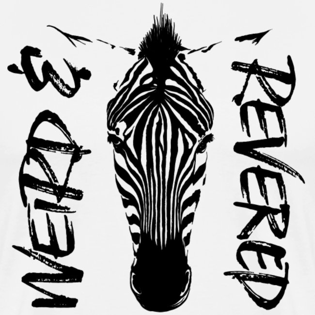 weird revered zebra black