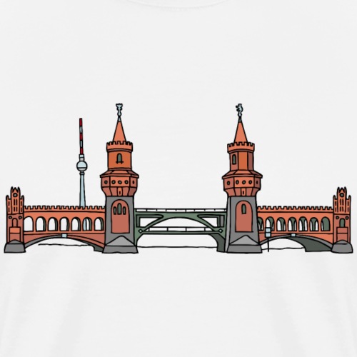 Oberbaumbrücke BERLIN - Männer Premium T-Shirt