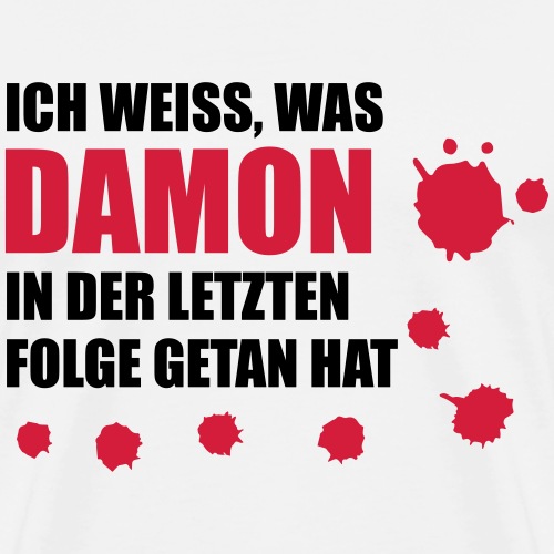 Ich weiß was Damon - Männer Premium T-Shirt