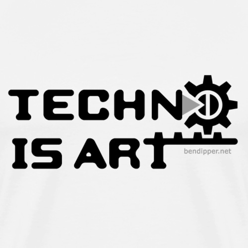 Techno is Art I - Männer Premium T-Shirt