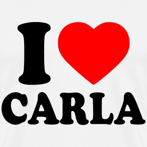 I love carla - Männer Premium T-Shirt
