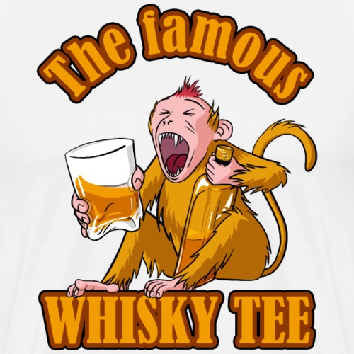 THE FAMOUS WHISKY TEE ! (dessin Graphishirts) - Men's Premium T-Shirt