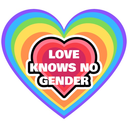 Love knows no gender Orgullo LGBT Gay