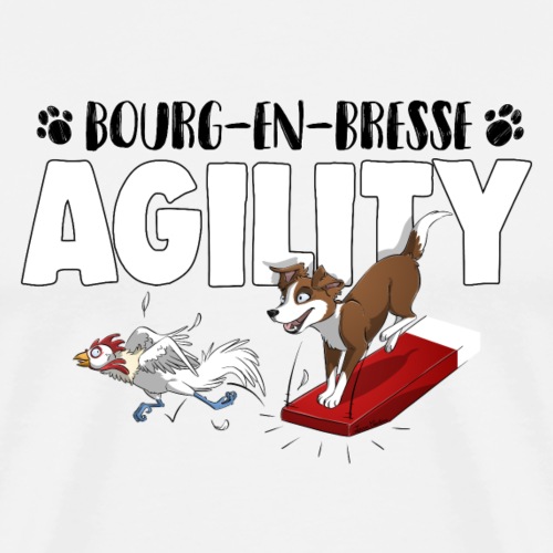Bourg-en-Bresse Agility - T-shirt Premium Homme