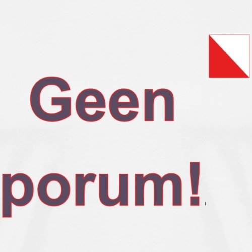 Geen porum verti def b - Mannen Premium T-shirt