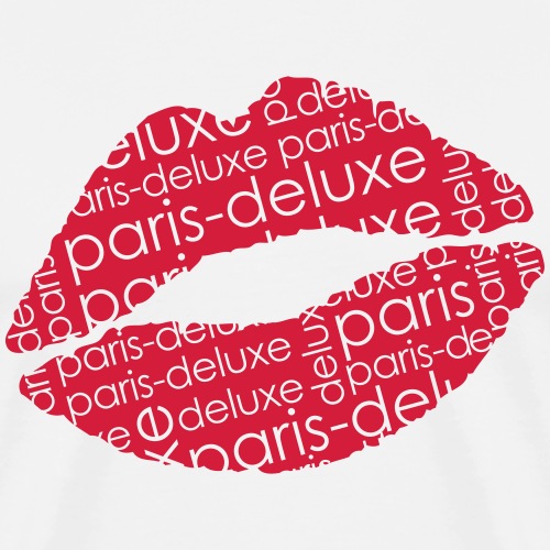 Paris Deluxe Lippen Motiv - Männer Premium T-Shirt
