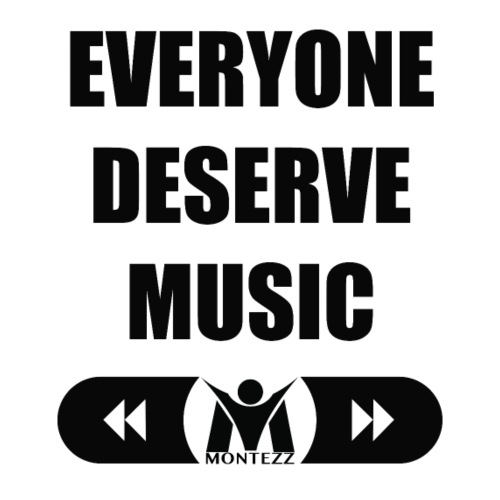 RM - Everyone deserves music - Black - Men's Premium T-Shirt