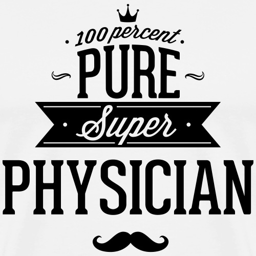100 prozentiger Super-Arzt - Männer Premium T-Shirt