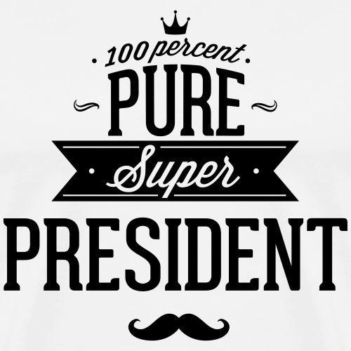 100% Super-Präsident - Männer Premium T-Shirt