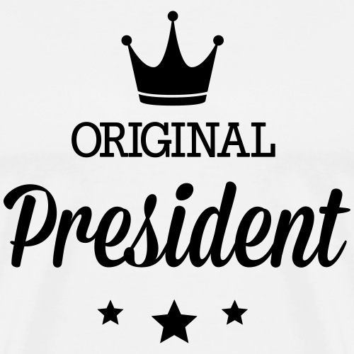 Original drei Sterne Deluxe Präsident - Männer Premium T-Shirt