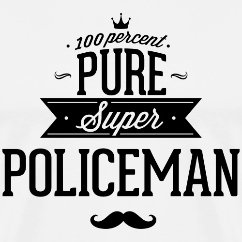100 prozentiger Super-Polizist - Männer Premium T-Shirt