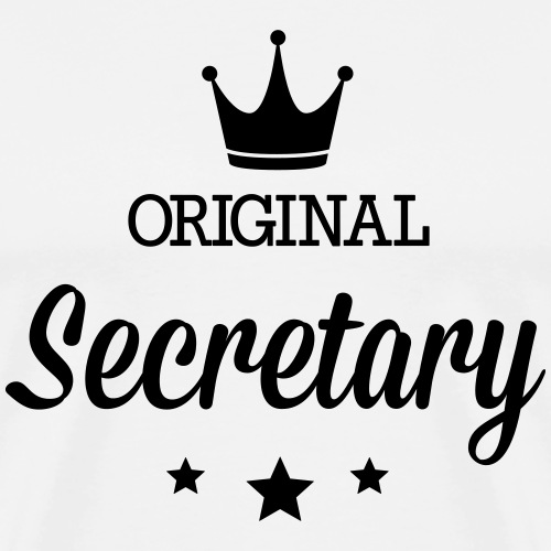 Original drei Sterne Deluxe Sekretärin - Männer Premium T-Shirt