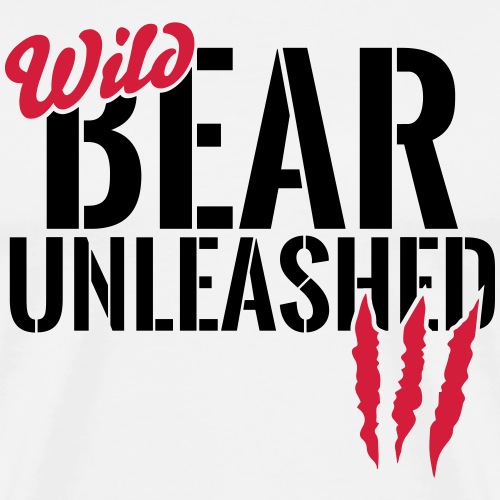 Wilder Bär entfesselt - Männer Premium T-Shirt