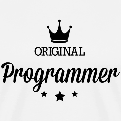 Original drei Sterne Deluxe Programmierer - Männer Premium T-Shirt
