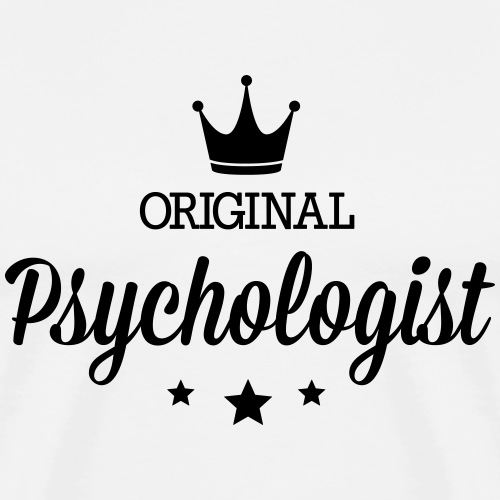 Original drei Sterne Deluxe Psychologe - Männer Premium T-Shirt
