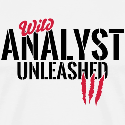 Wilder Analyst entfesselt - Männer Premium T-Shirt