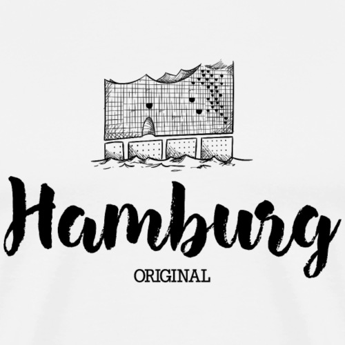 Hamburg Elbphilharmonie Original Elphi Wahrzeichen - Männer Premium T-Shirt