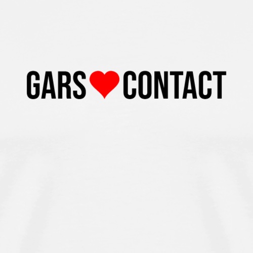 GARS CONTACT ! (amour, santé) - Miesten premium t-paita
